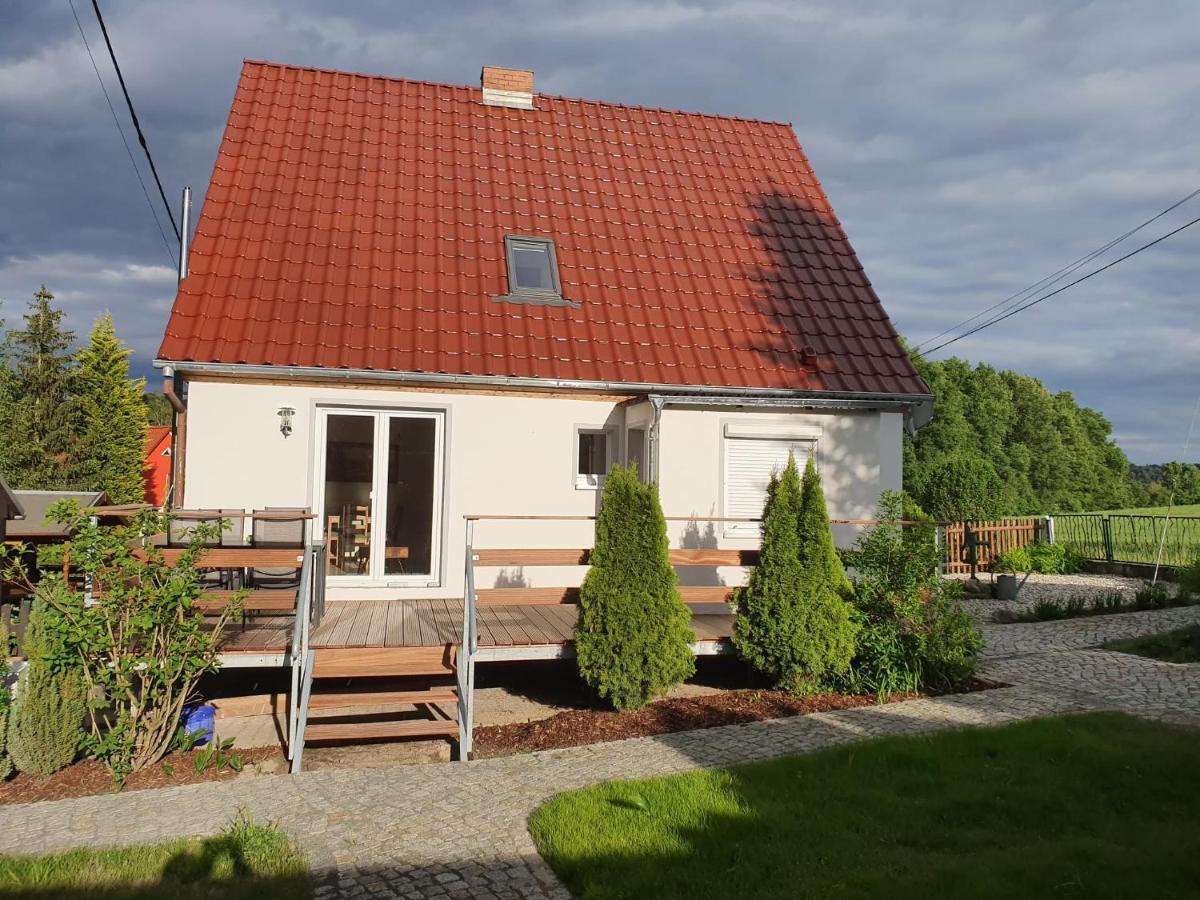 Kaethes Sommerhaus Schöna Esterno foto